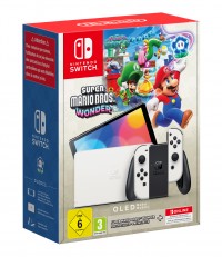 Nintendo Switch (OLED Model) + Mario Wonder Bundle + 12 Months NSO