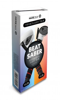 Maxx Tech VR Beat Saber Kit - Meta Quest 2&3 